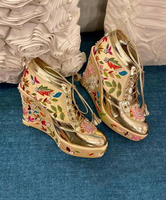Sneaker Wedge Block Heels 4