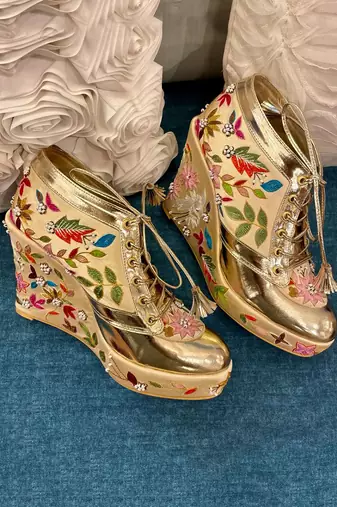 Sneaker Wedge Block Heels