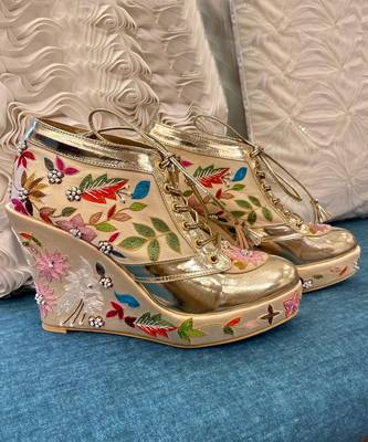 Sneaker Wedge Block Heels 5