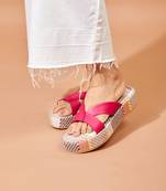 Cali Pink Block Heels