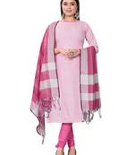 Pink colour formal suit for casual looks