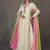 White colour beautiful girlish partywear anarkali dress