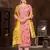 Pink colour ethnic printed with hand work girlish salwar kameez