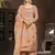 Peach colour woven salwar kameez for ethnic fancy looks