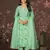 Green colour woven salwar kameez for ethnic fancy looks