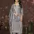 Grey colour ethnic modal butti salwar kameez for fancy ethnic looks