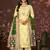 Yellow colour ethnic dress material for festive indian looks