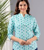 Gc printed designer short kurta