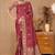 RED WOVEN BANARASI SILKHEAVY RICH DESIGNER PALLU SAREE BLOUSE PIECE