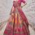 Magenta colour banarasi jacquard silk embroidered lehenga choli