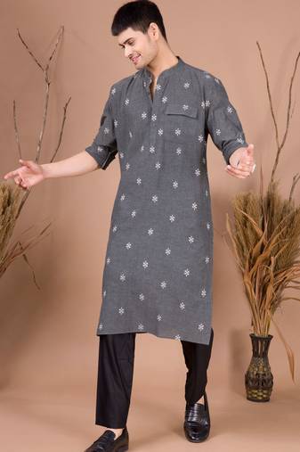 Shiwam ethnix men's kurta top - organic collection