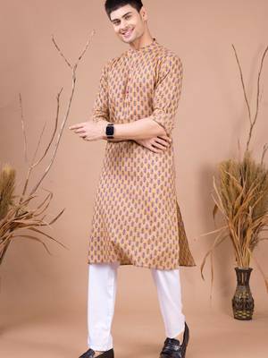 men's kurta top - organic collection 1