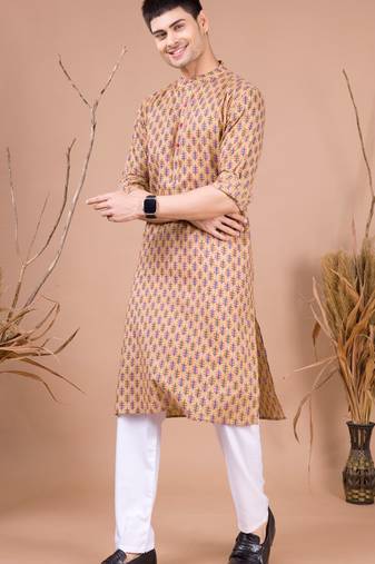 Shiwam ethnix men's kurta top - organic collection