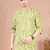 Green men's kurta top - organic edition