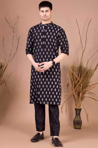 Shiwam ethnix men's kurta with payjama -organic edition