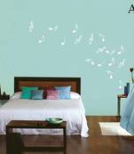 Musical notes abstract wall decal