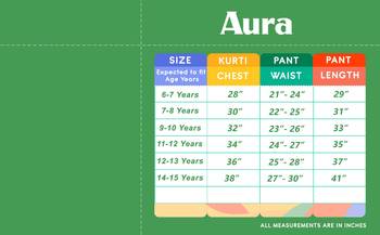 Aura Ethnic Girls Round Neck Embroidered Lycra Glitter Gown Attched Net Dupatta(1104_Parent) 4