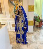 Ink Blue Kaftan for Women
