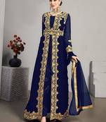 Royal Blue Wedding Kaftan for Women