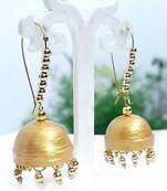 Quilled jhumkas hanging earrings7