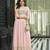 Light pink color georgette floor length anarkali suit
