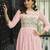 Light pink color georgette floor length anarkali suit