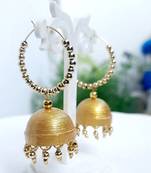 Quilled jhumkas hanging earrings12