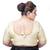 GRACEFUL ELEGANCE CREAM PLUS SIZE BROCADE ELBOW SLEEVES READYMADE SAREE BLOUSE