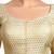 GRACEFUL ELEGANCE CREAM PLUS SIZE BROCADE ELBOW SLEEVES READYMADE SAREE BLOUSE
