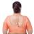 Sparkling Elegance: Peach Sequin Princess Cut Plus Size Readymade Saree Blouse