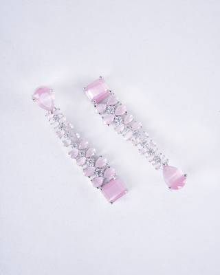 Opal touch vivid crystal dangle earrings 3