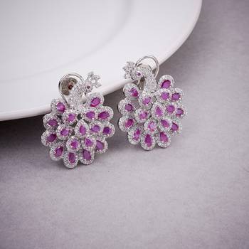 radiant red-white earrings 1