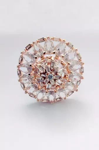 ivory whispers rose gold ring