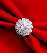 Opal touch dazzling dream rhodium ring