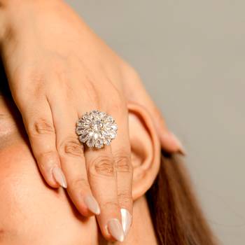 dazzling dream rhodium ring 2