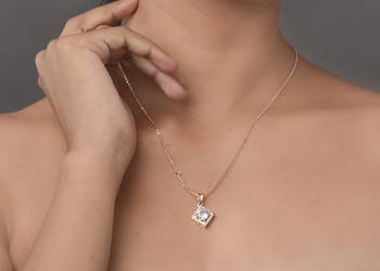 delicate rose gold locket set with diamante 2