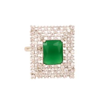 snowflake glow brass ring 3