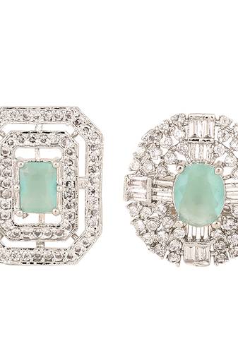 Opal touch rohdium essence brass ring
