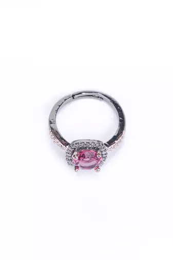two-tone sparkle ring