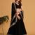 Beautiful Black Zari Embroidered Georgette Lehenga Choli With Dupatta