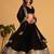 Beautiful Black Zari Embroidered Georgette Lehenga Choli With Dupatta