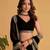 Beautiful Black Zari Embroidered Georgette Lehenga Choli With Dupatta