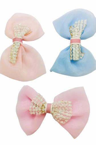  Set os 3 Cute Bow Hairclip