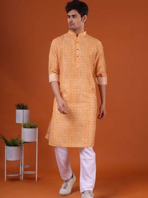 men's kurta and payjama with jacket -thrisurr collection 1