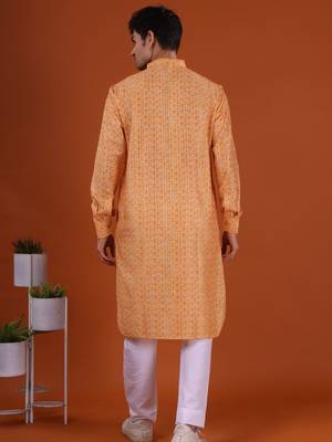 men's kurta and payjama with jacket -thrisurr collection 2