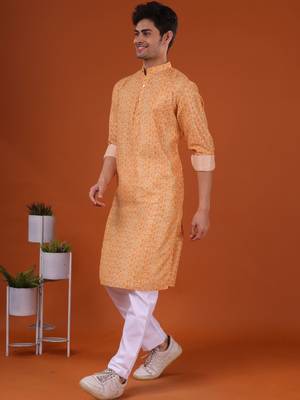 men's kurta and payjama with jacket -thrisurr collection 4
