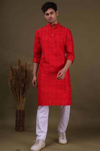 Shiwam ethnix men's kurta and payjama with jacket -thrisurr collection