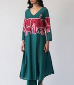 Alpine Green Bemberg Silk Co-ord Set