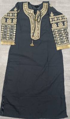Modestouze Attires Women's Embroidered Silk Kurta And Pant Set With Net Dupatta (MAK7SEQUIN) 6