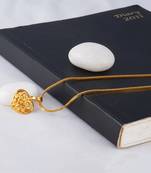 Jfl - jewellery for less stylish gold plated heart shaped pendant and chain for women and girls